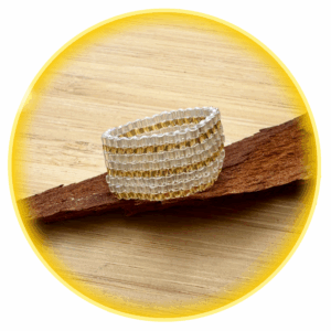 072 průhledný se zlatými linkami